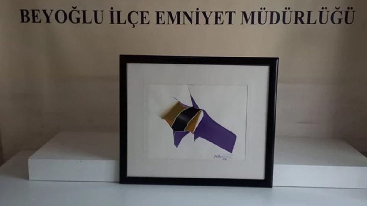 Emekli büyükelçinin tablosunu çalan kişi kızı çıktı