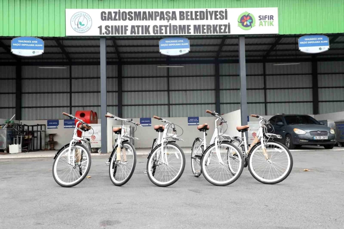 Gaziosmanpaşa Belediyesi, Sıfır Atık Uygulamasıyla Bisiklet Hediye Ediyor