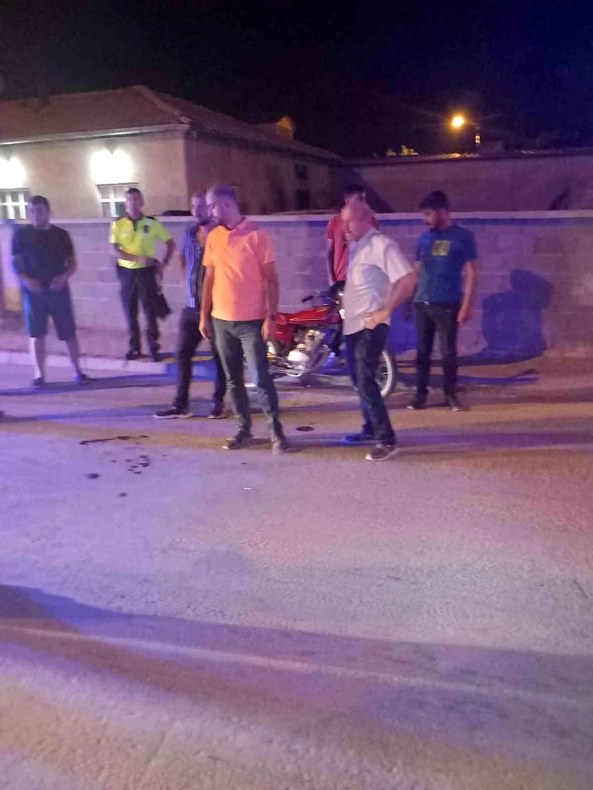Konya\'da motosiklet kazası: Motosiklet sürücüsü yaralandı