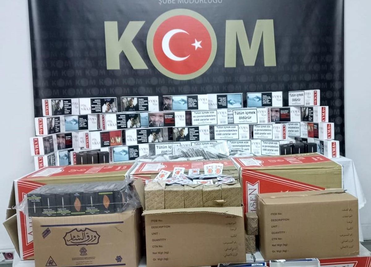 Malatya\'da 110 Bin Adet Gümrük Kaçağı Makaron Ele Geçirildi