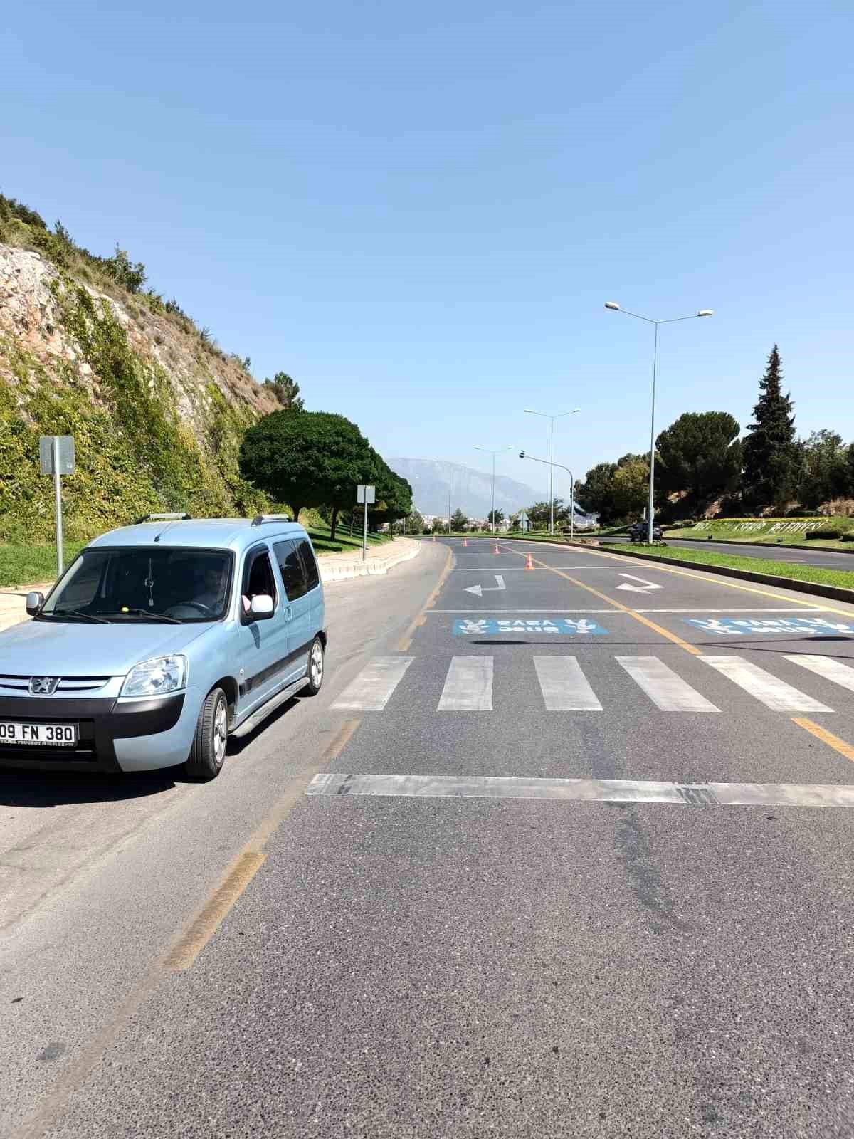 Menteşe\'de havadan trafik denetimi yapıldı