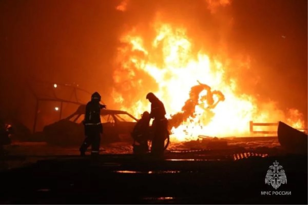 Dağıstan\'daki akaryakıt istasyonunda çıkan yangında ölü sayısı 35\'e yükseldi