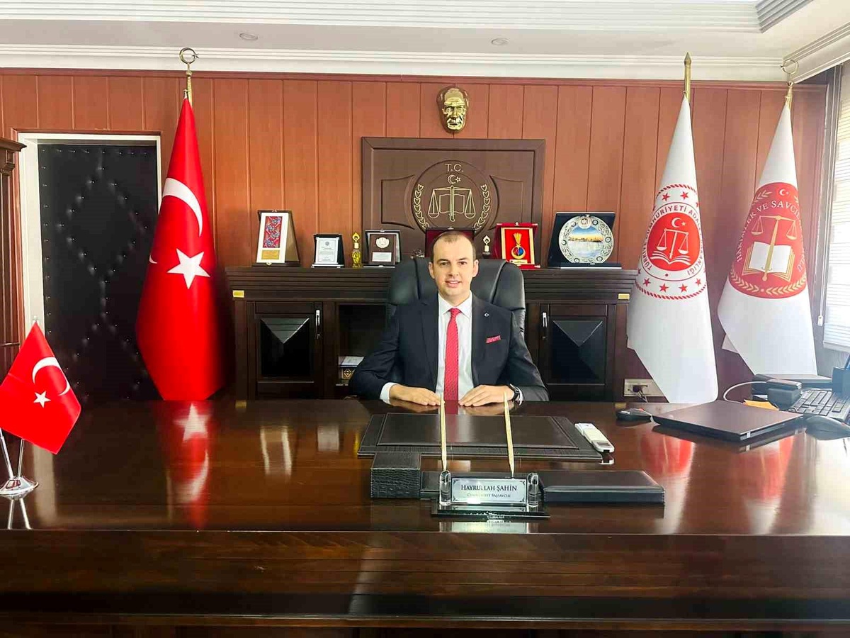 Şırnak Cumhuriyet Başsavcısı Orhan Al\'ın yerine atanan Cumhuriyet Başsavcısı Hayrullah Şahin göreve başladı