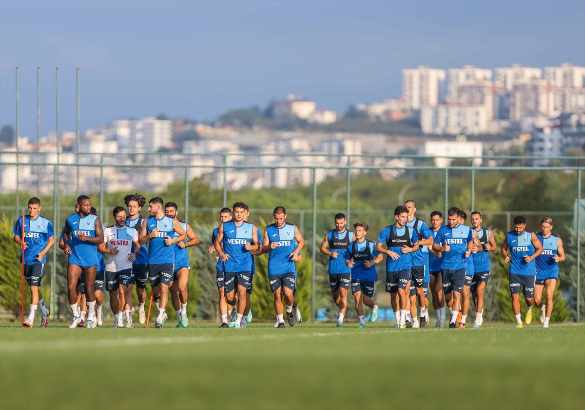 Trabzonspor, Galatasaray maçının hazırlıklarını sürdürdü