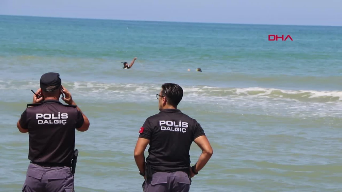 Samsun\'da Denizde Boğulma Tehlikesi Geçiren 2 Kız Kardeş ve Kuzenleri Kurtarıldı