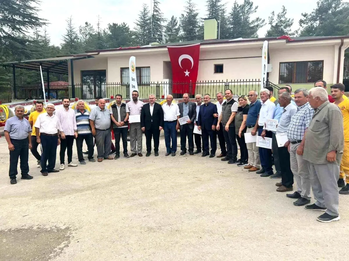 Orman Yangınlarıyla Mücadelede 10 Köye Su Tankeri Dağıtıldı