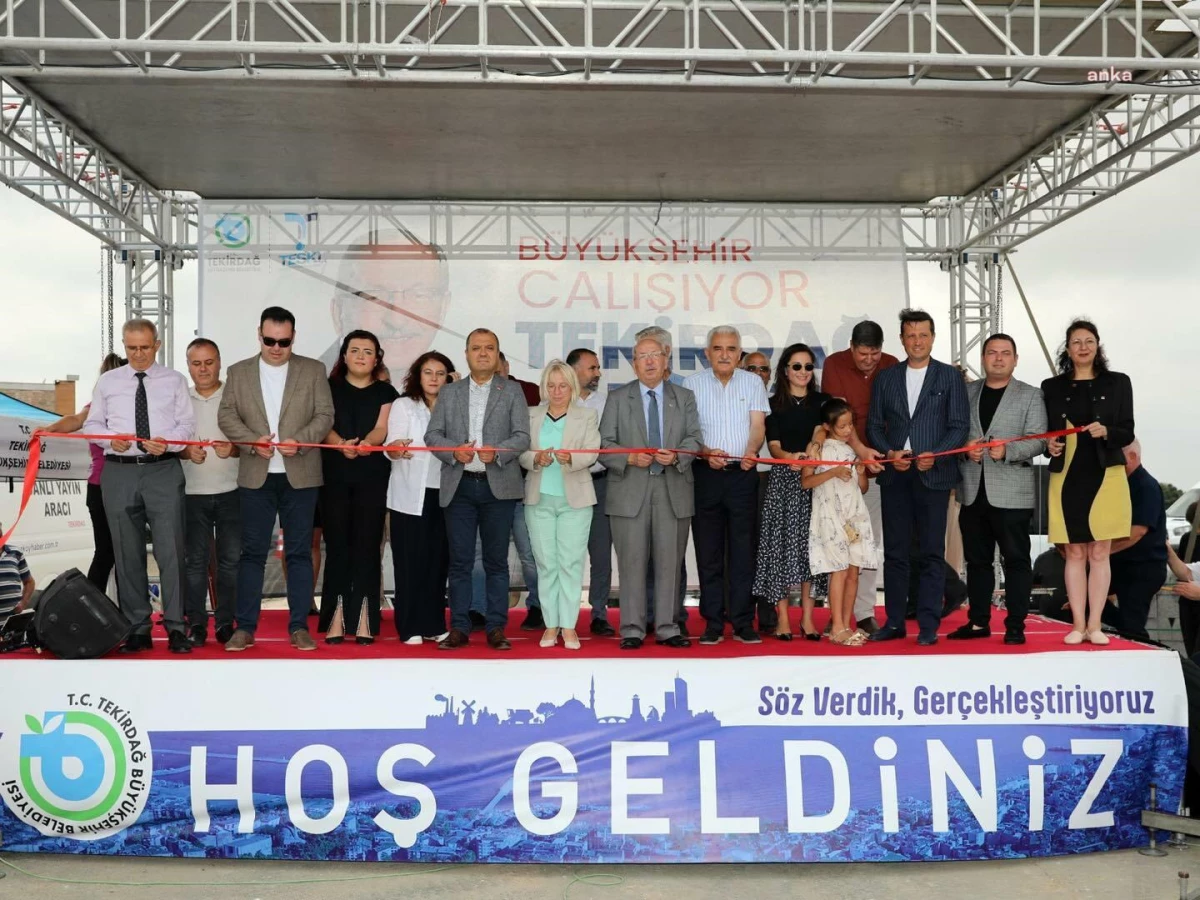 Tekirdağ Büyükşehir Belediyesi Tepe Emlak Konutları Kavşağı\'nı hizmete açtı