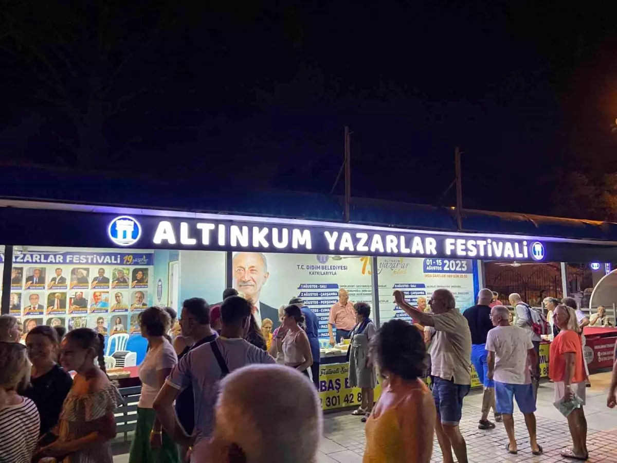 Didim Belediyesi Katkılarıyla Altınkum Yazarlar Festivali Sona Erdi