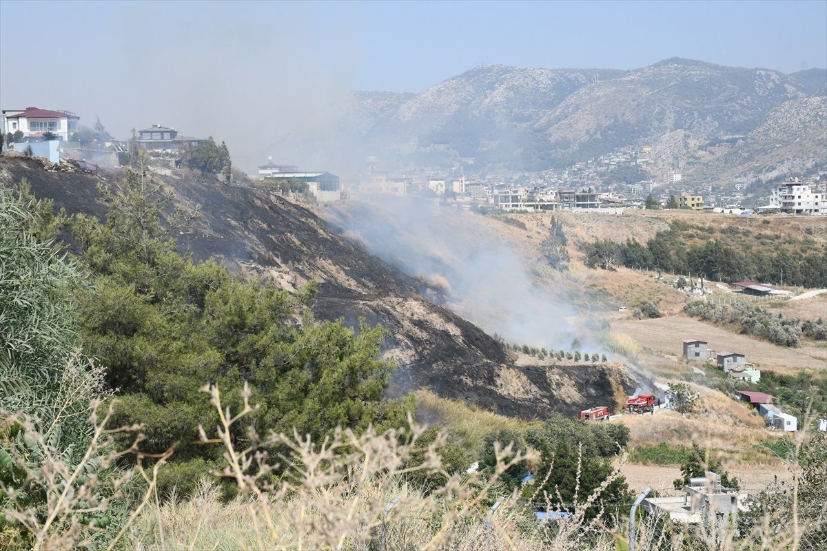 Hatay\'ın Defne ilçesinde çıkan yangın kontrol altına alındı