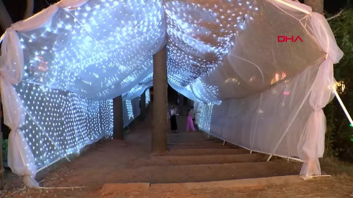 Türkiye\'nin İlk Işık Festivali: Ormanda Işık Festivali