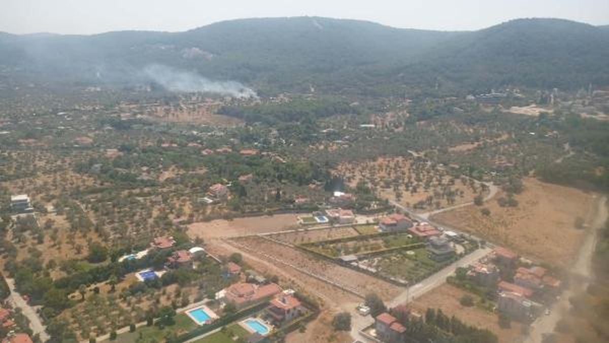 Urla\'da çıkan orman yangını 30 dakikada kontrol altına alındı