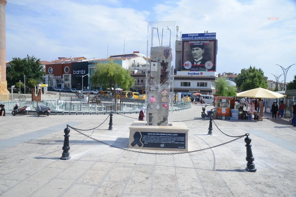Kırşehir Belediyesi Cacabey Meydanı\'nda Deprem Anıtı Açılışı Yapacak