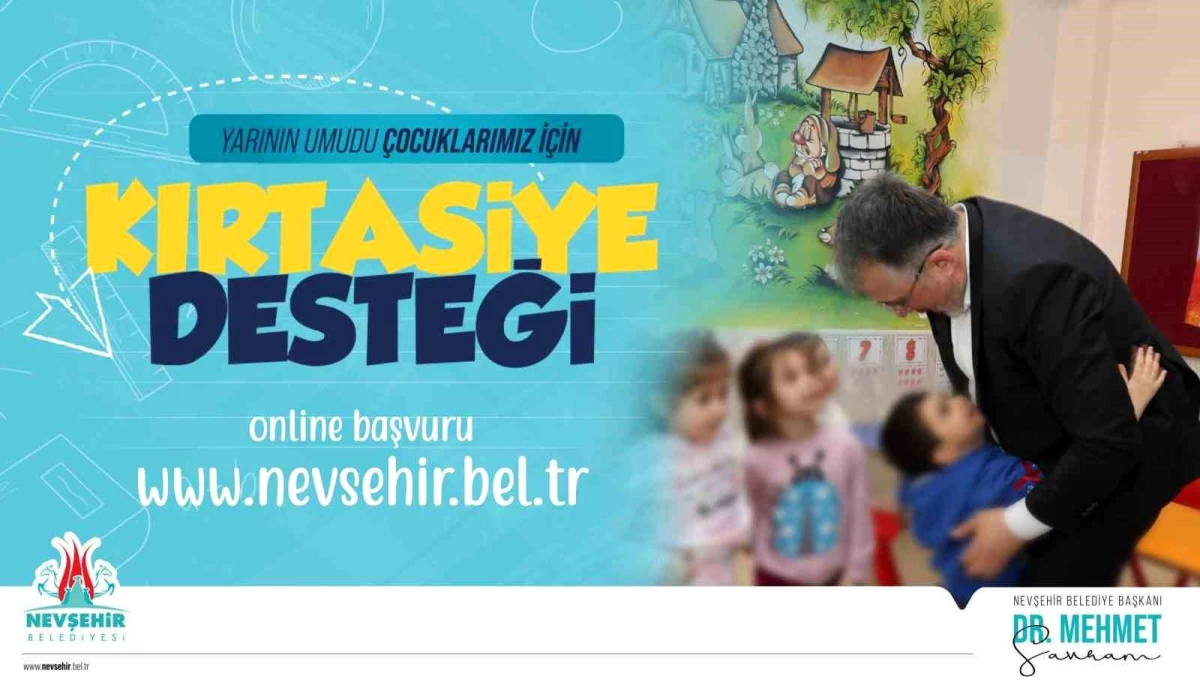 Nevşehir Belediyesi, İhtiyaç Sahibi Öğrencilere Kırtasiye Hediye Çeki Dağıtacak