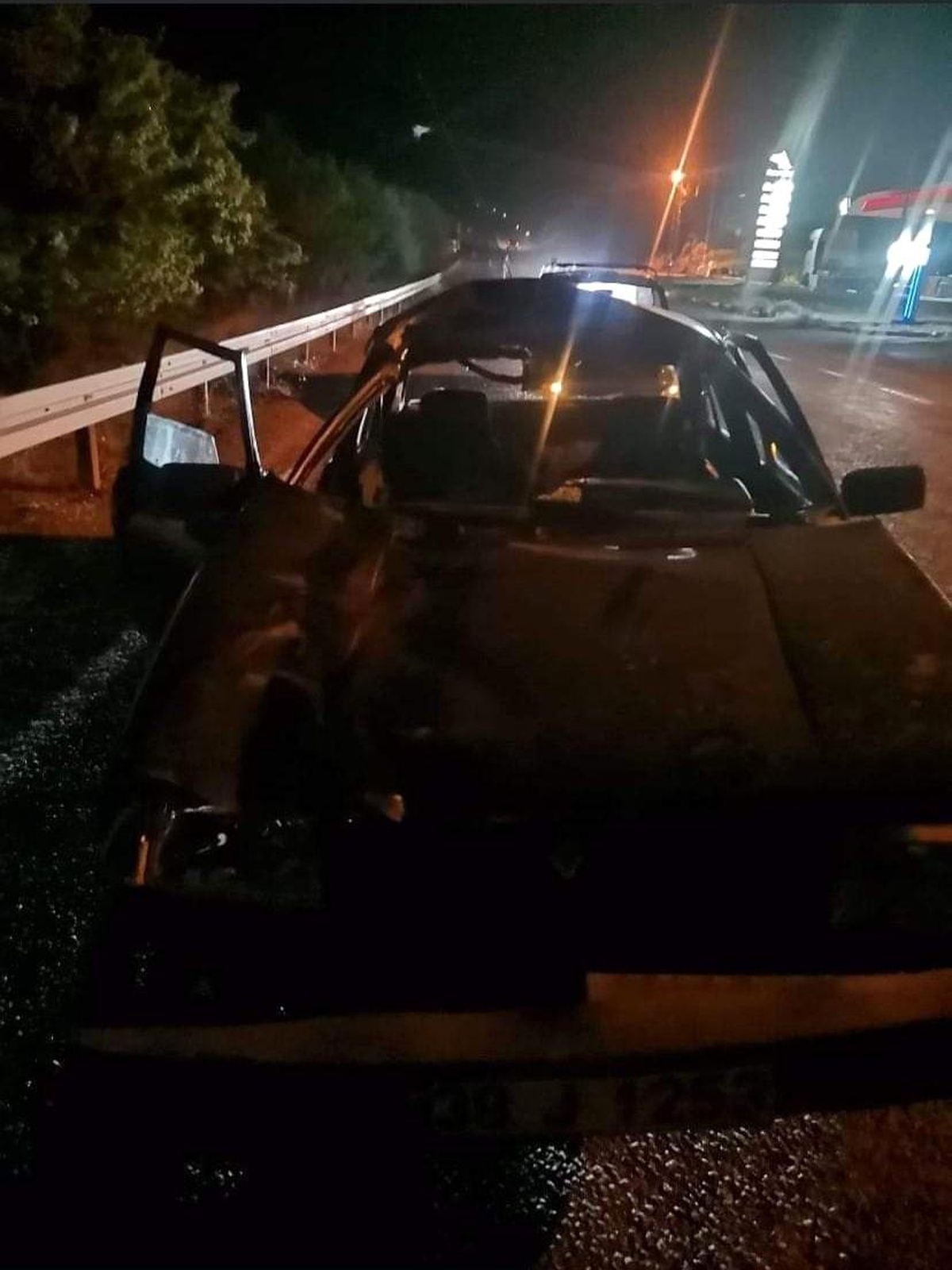Yahyalı\'da Katıra Çarpan Otomobilde 2 Kişi Yaralandı