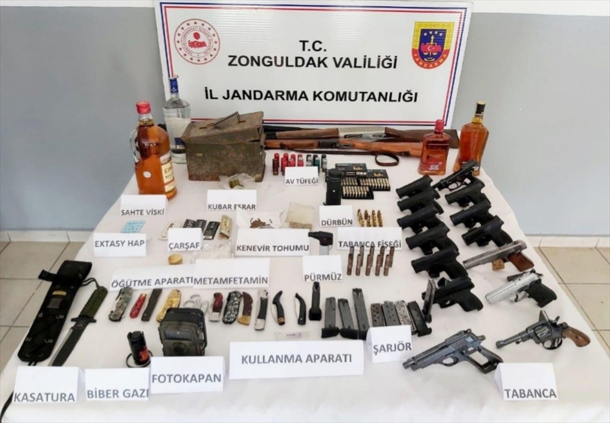 Zonguldak\'ta Kaçak Kazı Yapan 6 Zanlı Gözaltına Alındı