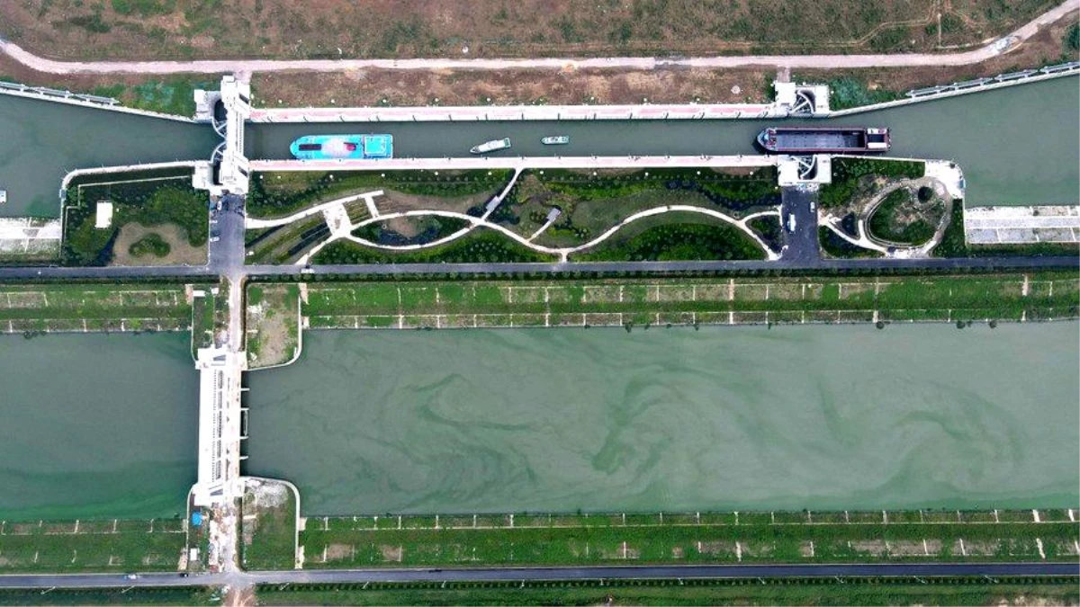 Albüm: Çin\'in Anhui Eyaletinde Mega Su Derivasyon Projesinin Ana Bölümü Deneme İşletmesine Alındı
