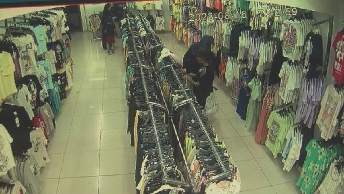 Arnavutköy\'de Hırsızlık Yapan Kadın, Çocuğa Tokat Atarak Kaçtı