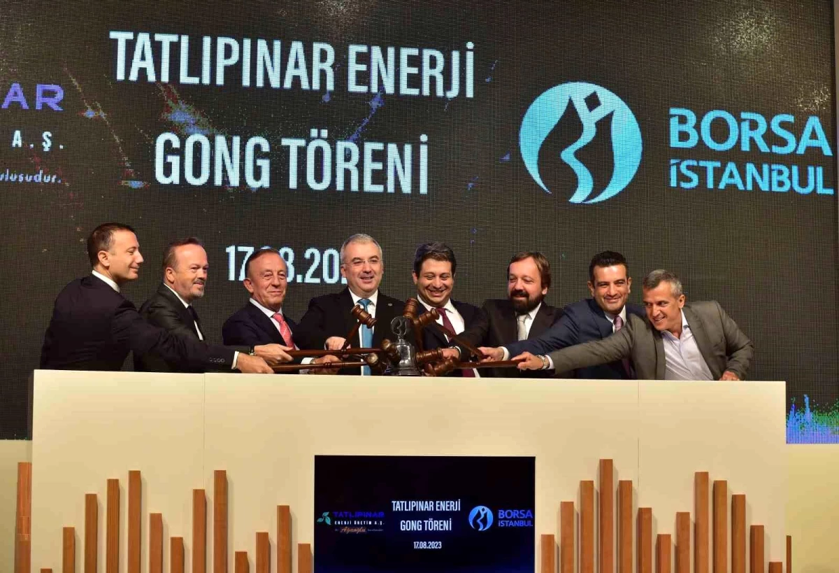 Borsa İstanbul\'da gong, Tatlıpınar Enerji için çaldı