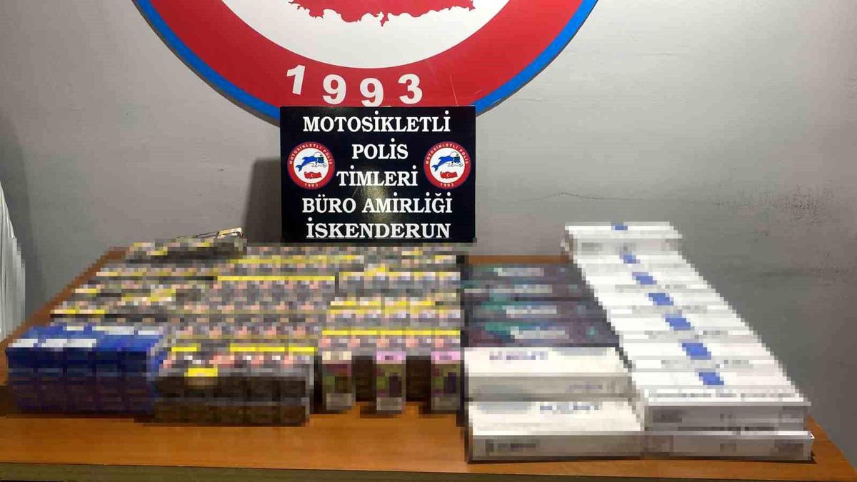 Hatay\'da 630 Paket Kaçak Sigara Ele Geçirildi
