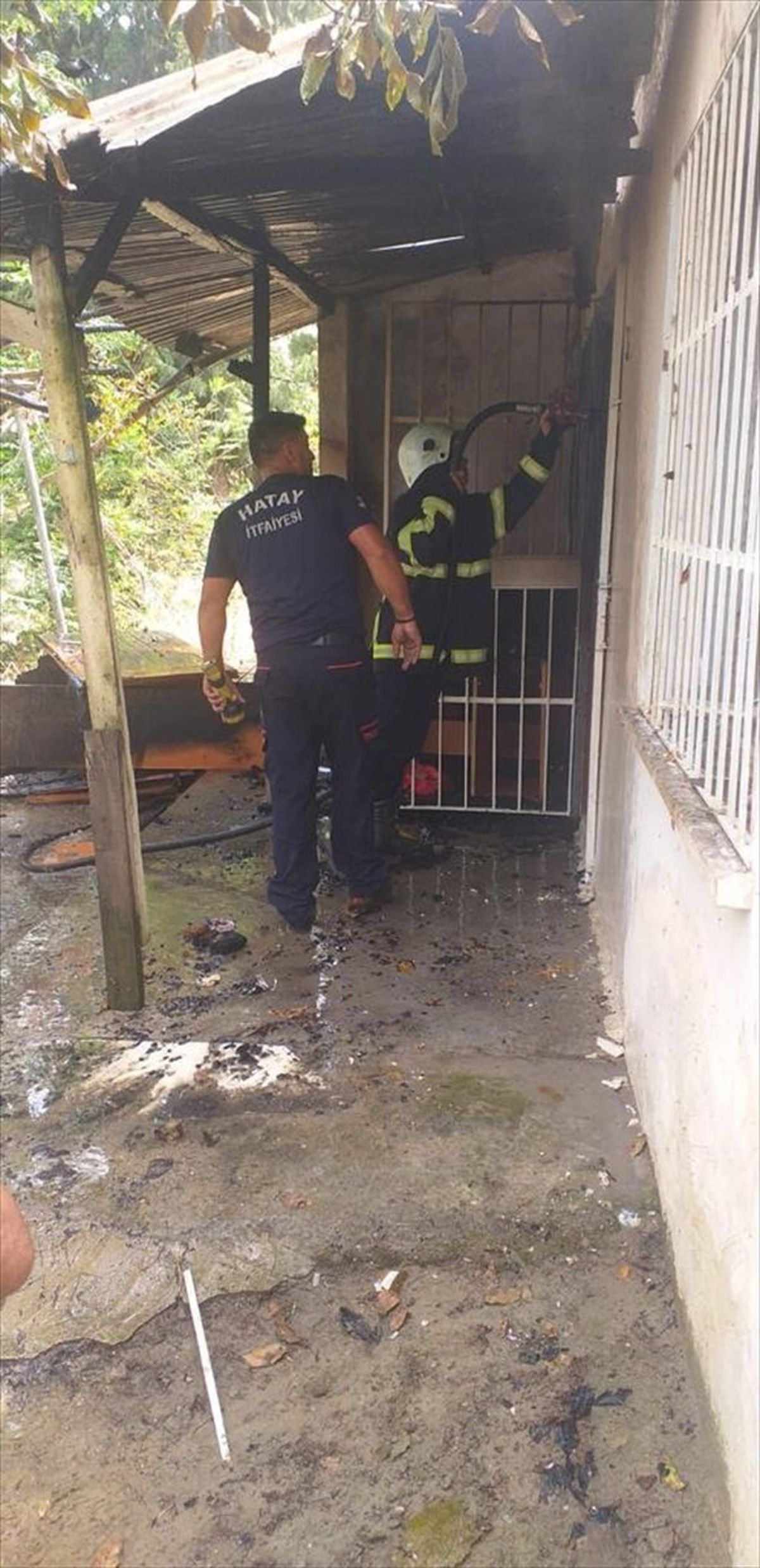 Hatay\'da evde çıkan yangın söndürüldü