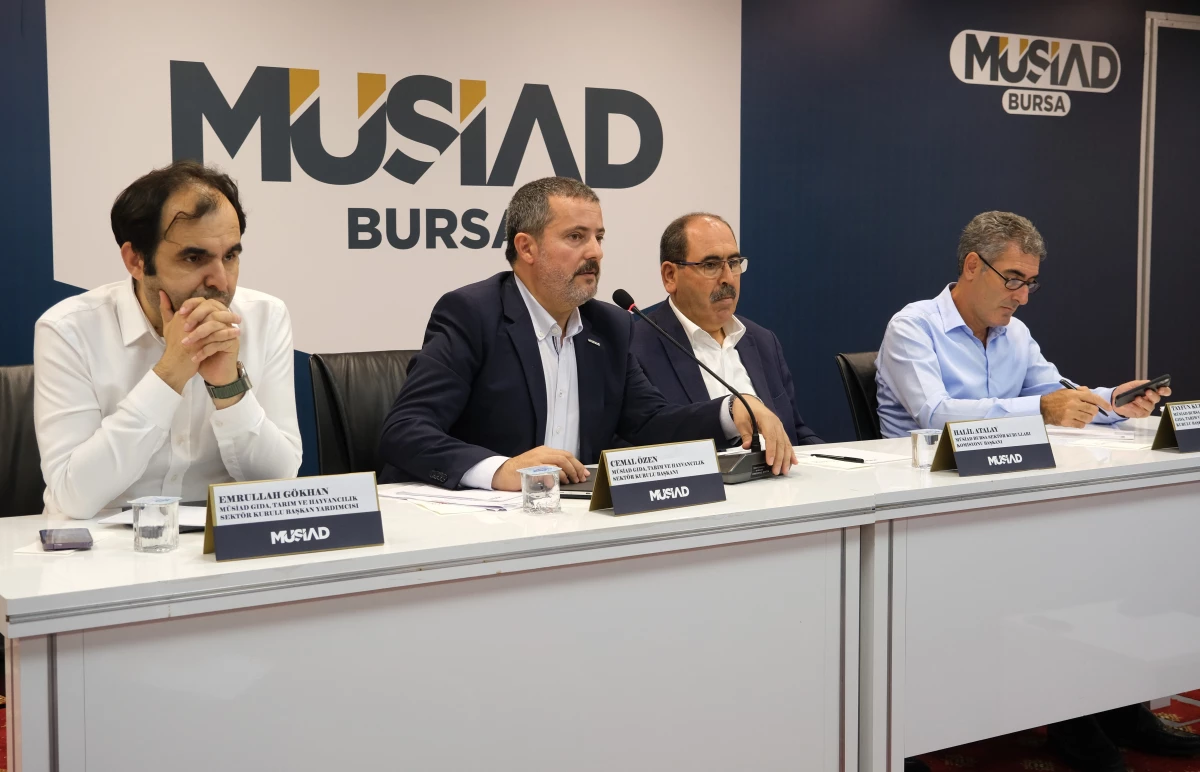 MÜSİAD Gıda Tarım ve Hayvancılık Sektör Kurulu Üyeleri Bursa'da Tarımı Ele Aldı