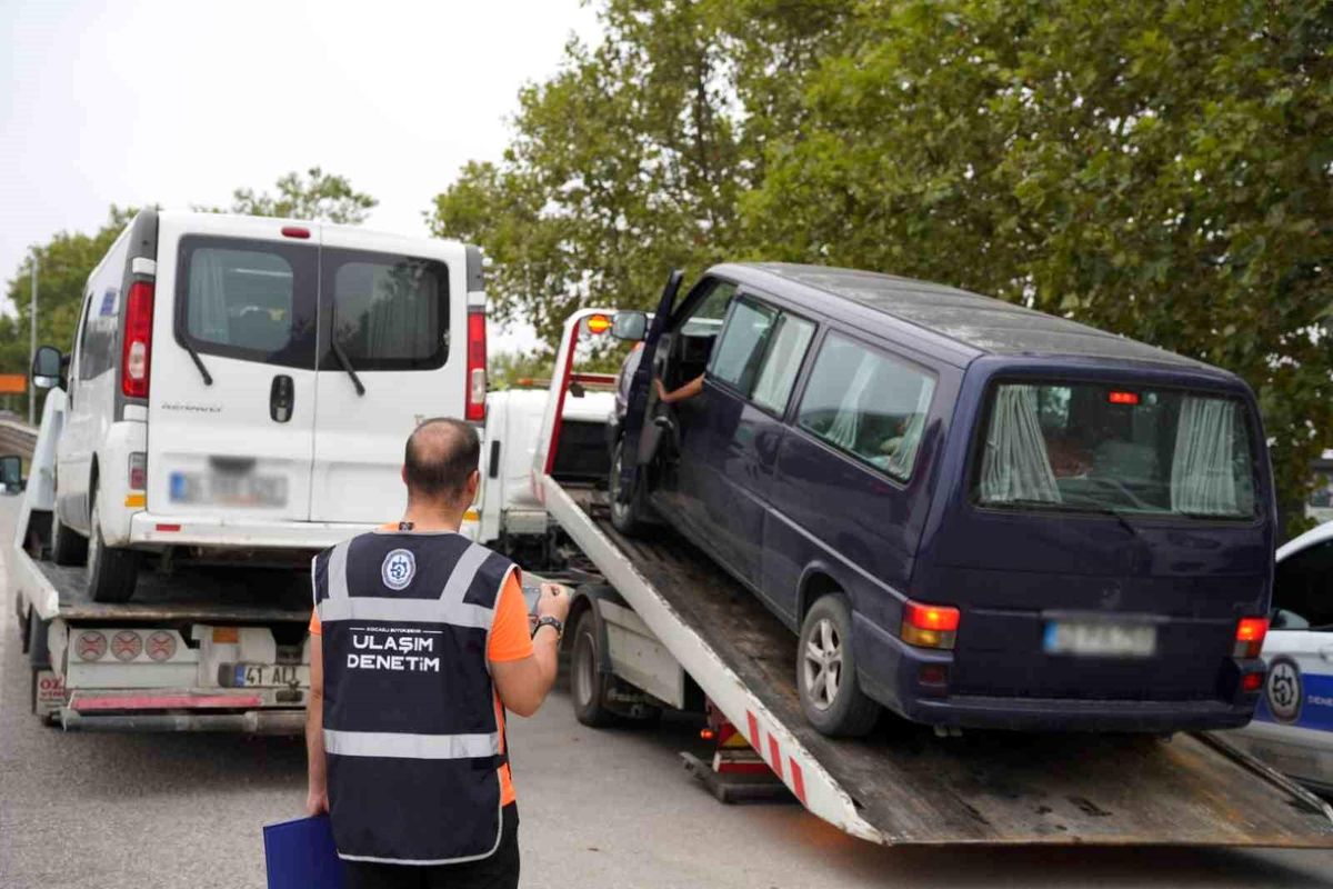 Kocaeli Büyükşehir Belediyesi Korsan Servis Faaliyetine Cezai İşlem Uyguluyor