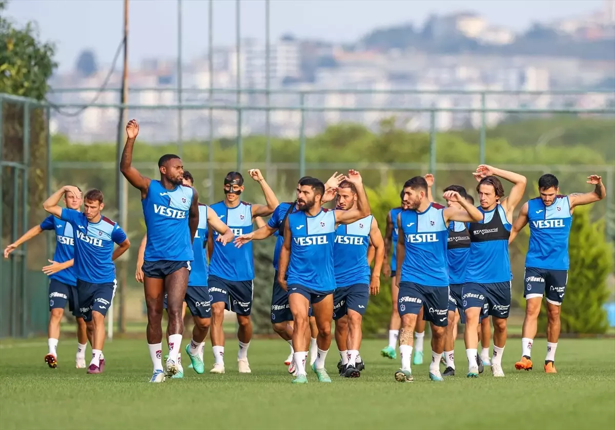 Trabzonspor, Galatasaray maçı için hazırlıklarını sürdürdü