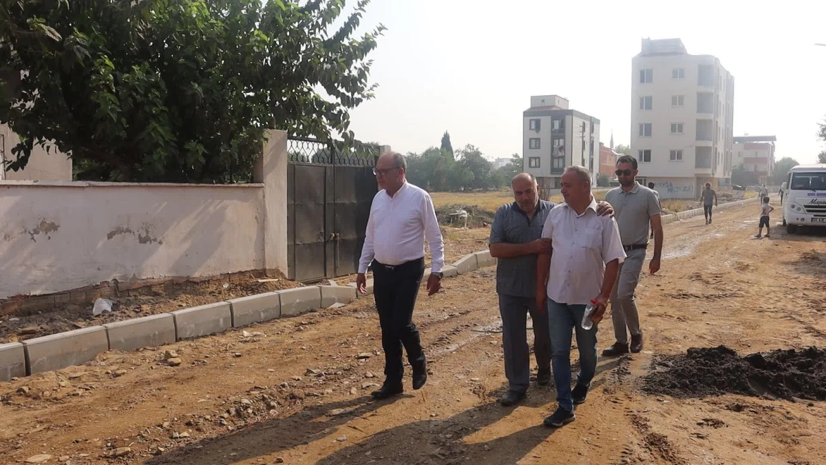 Turgutlu Belediyesi İstasyonaltı Mahallesi\'nde Üstyapı Çalışmalarına Başladı