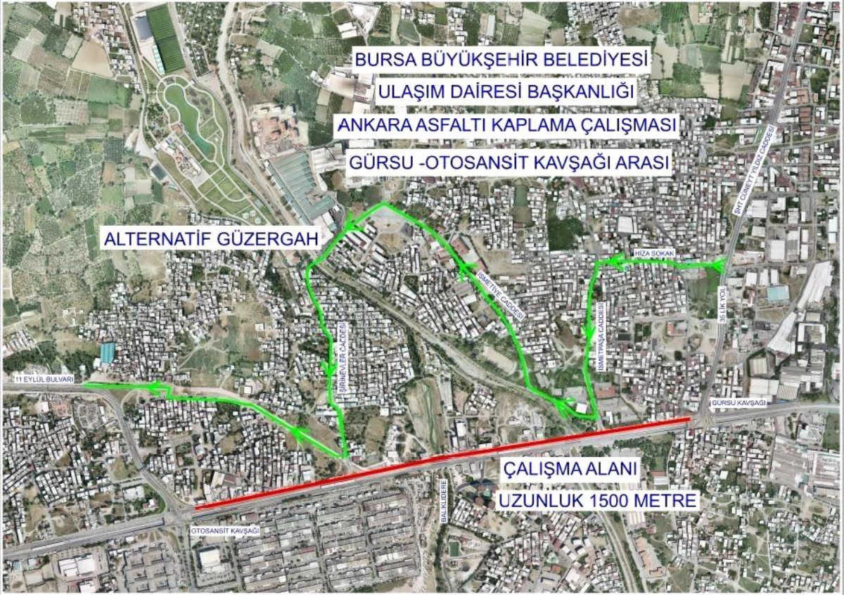 Bursa-Ankara Yolu İzmir Gidiş İstikameti Trafiğe Kapatılıyor