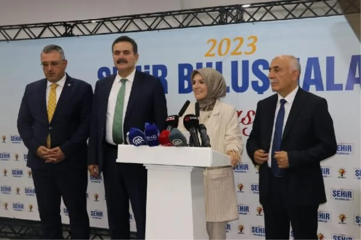 Aile ve Sosyal Hizmetler Bakanı Mahinur Özdemir Göktaş Amasya'da Basın Toplantısı Düzenledi