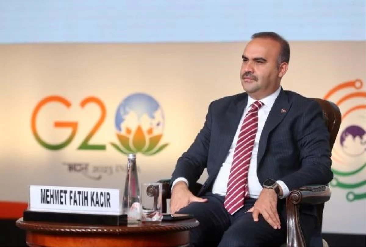 Sanayi ve Teknoloji Bakanı Mehmet Fatih Kacır, G20 Dijital Ekonomi Bakanlar Toplantısı\'nda Türkiye\'nin girişimcilik ekosistemi hakkında bilgi verdi