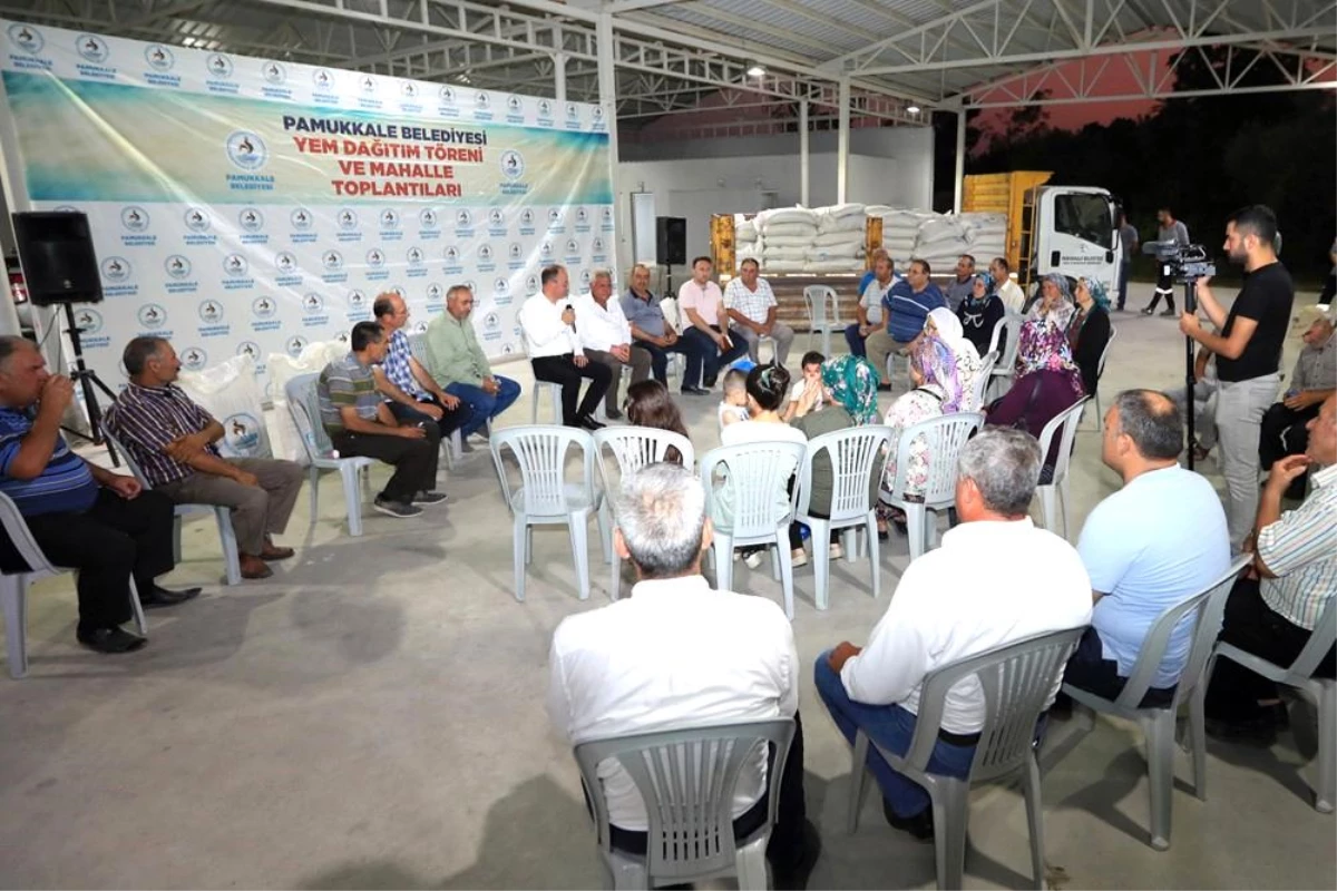 Pamukkale Belediye Başkanı Avni Örki, Mahalle Buluşmaları ve Yem Dağıtım Etkinlikleriyle Pamukkalelilerle Bir Araya Geliyor