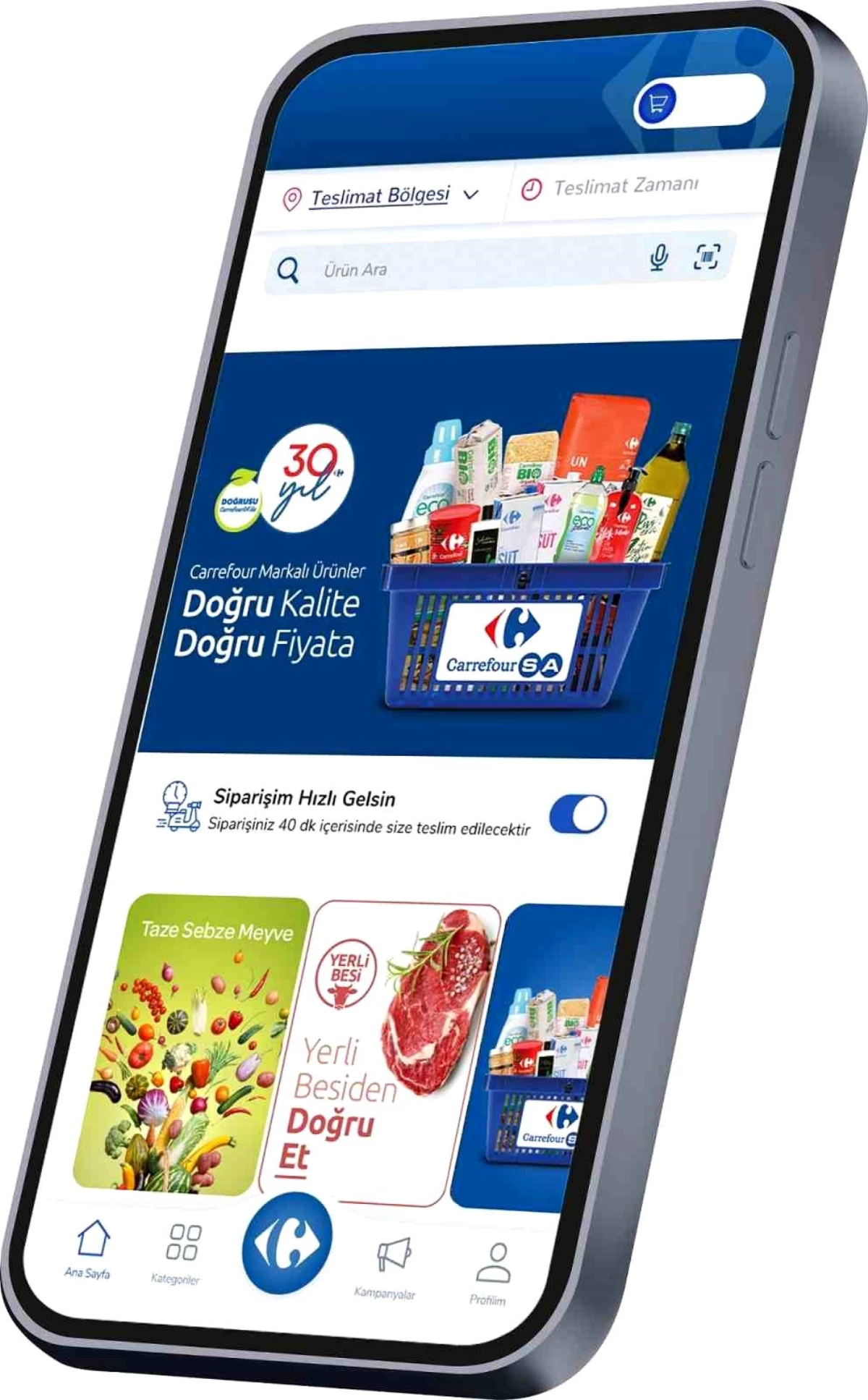 CarrefourSA, Online Market Uygulamasını Yeniledi