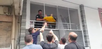 Samsun'da çatı katından düşen çocuk ağır yaralandı