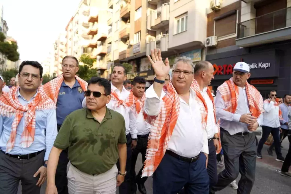 Geleneksel 8. Yuntdağı Yağlı Pehlivan Güreşleri kortej yürüyüşü yapıldı