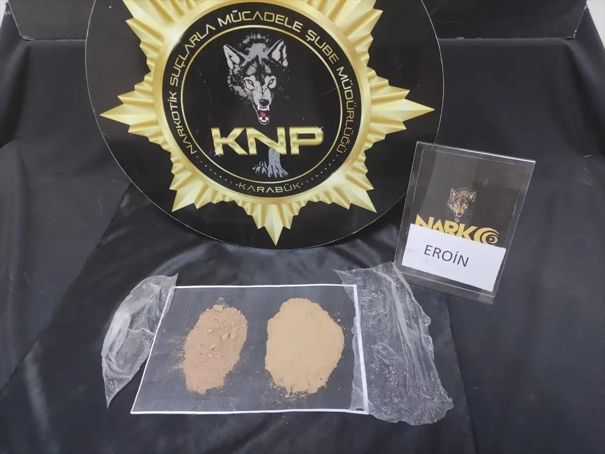 Karabük'te uyuşturucu operasyonunda 1 kişi gözaltına alındı