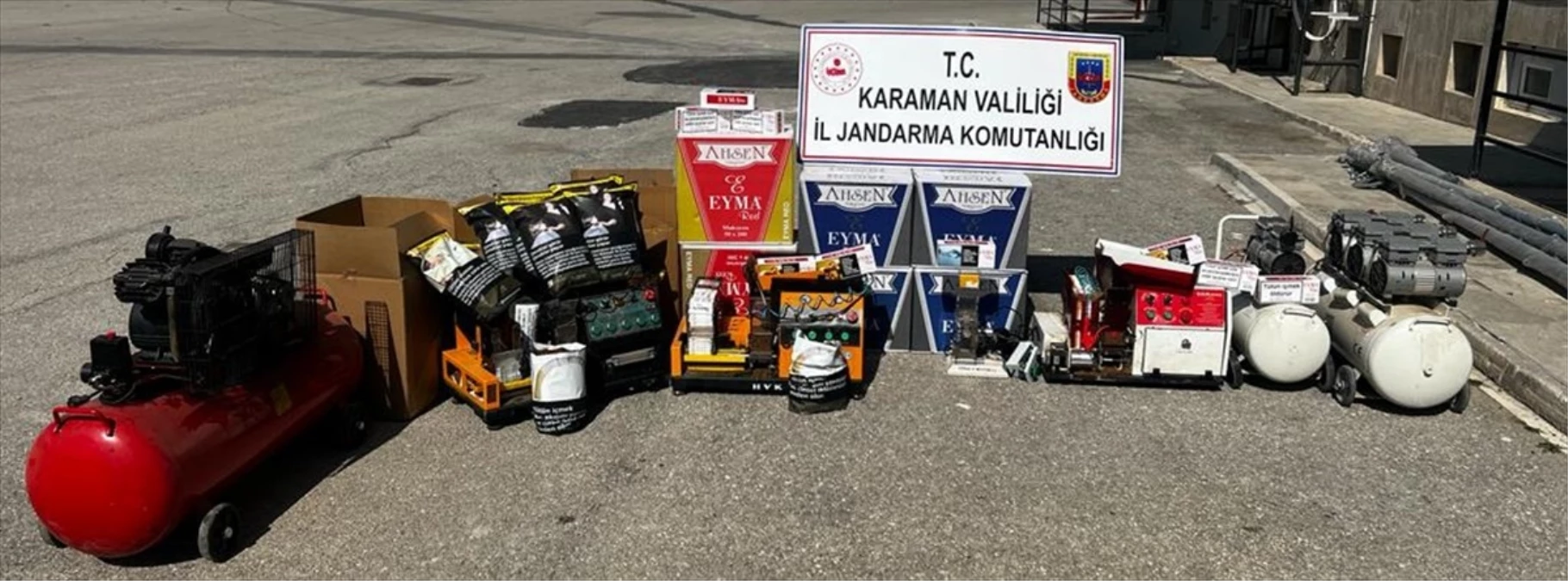Karaman\'da Kaçak Sigara Operasyonu: Makaron ve Tütün Ele Geçirildi