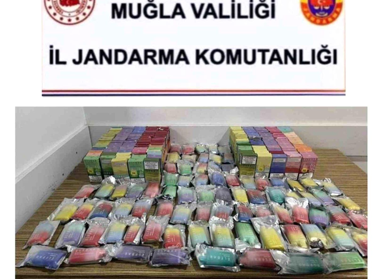 Muğla\'da Kaçak Elektronik Sigara Operasyonu