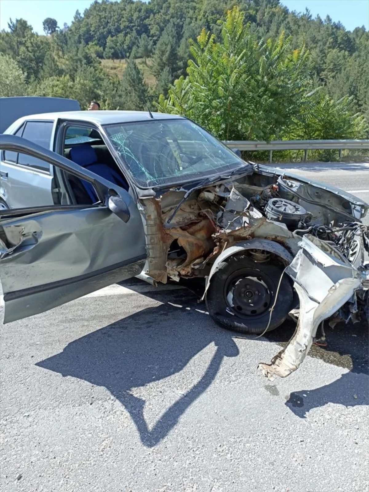 Samsun\'da otomobilin tıra çarptığı kazada 1 kişi hayatını kaybetti
