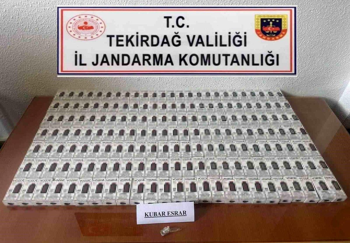 Tekirdağ\'da 210 Bin Lira Değerinde Elektronik Sigara Ele Geçirildi