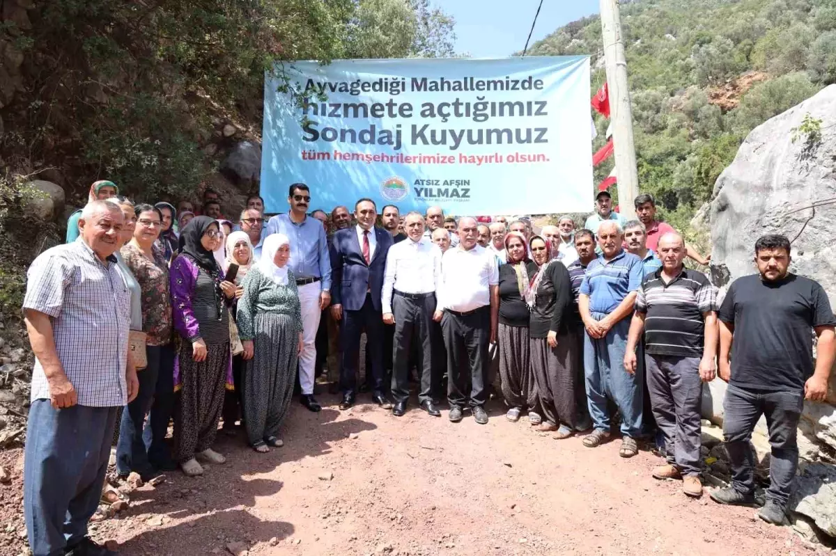 Toroslar Belediyesi Ayvagediği Mahallesi\'nde yeni bir sondaj kuyusu açtı