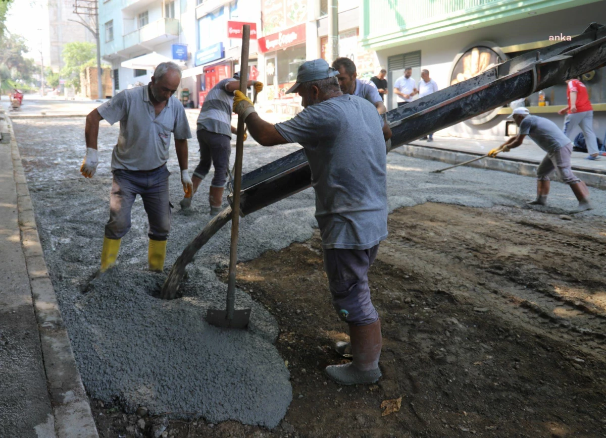 Turgutlu Belediyesi Irlamaz Yolu Caddesi\'nde Yol Yenileme Çalışmalarını Tamamladı
