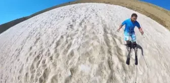 Erzincan'da Ağustos Ayında Kayak Keyfi