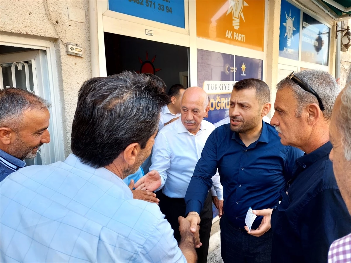 AK Parti Mardin Milletvekili Muhammed Adak ve İl Başkanı Vahap Alma, ilçeleri ziyaret etti