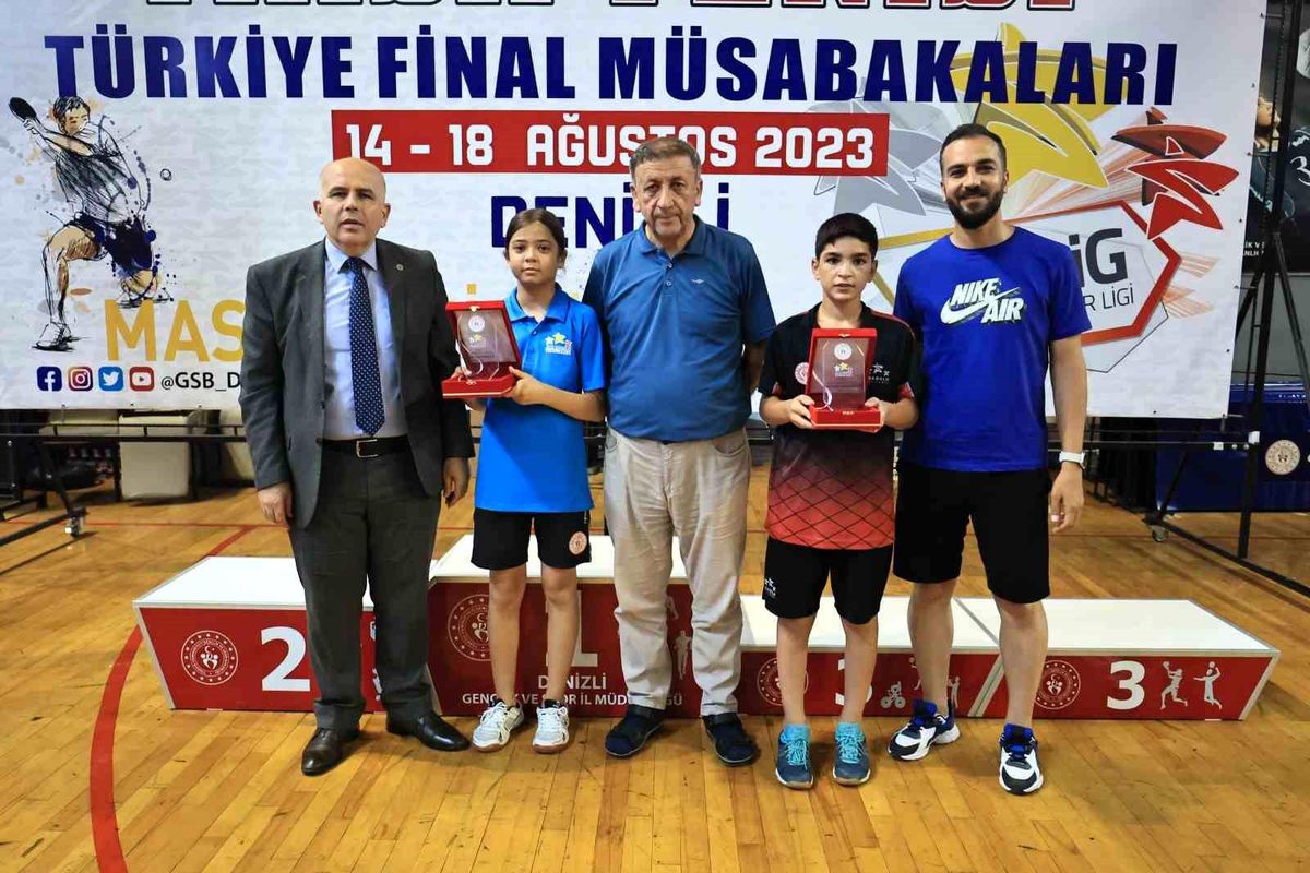 Denizli\'de Anadolu Yıldızlar Ligi Masa Tenisi Türkiye Şampiyonası Tamamlandı