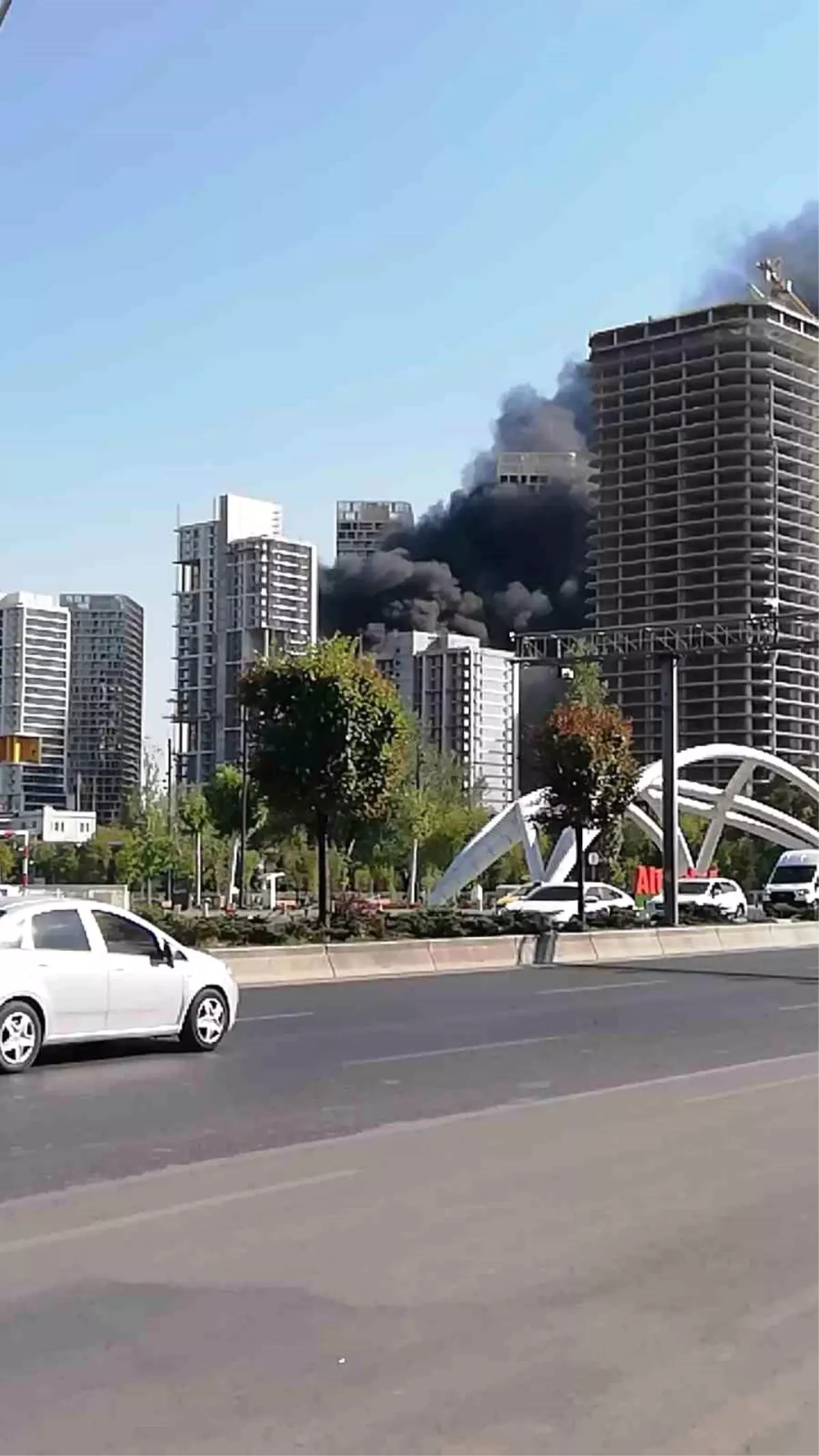 Ankara'da İnşaatta Yangın Çıktı - Son Dakika 