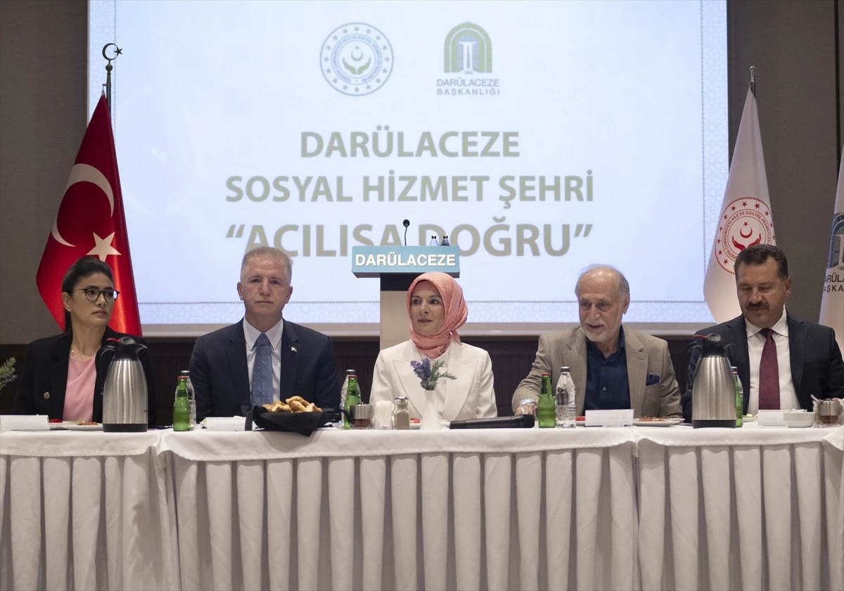 Bakan Göktaş, "Darülaceze Sosyal Hizmet Şehri Açılışa Doğru Basın Toplantısı"nda konuştu Açıklaması