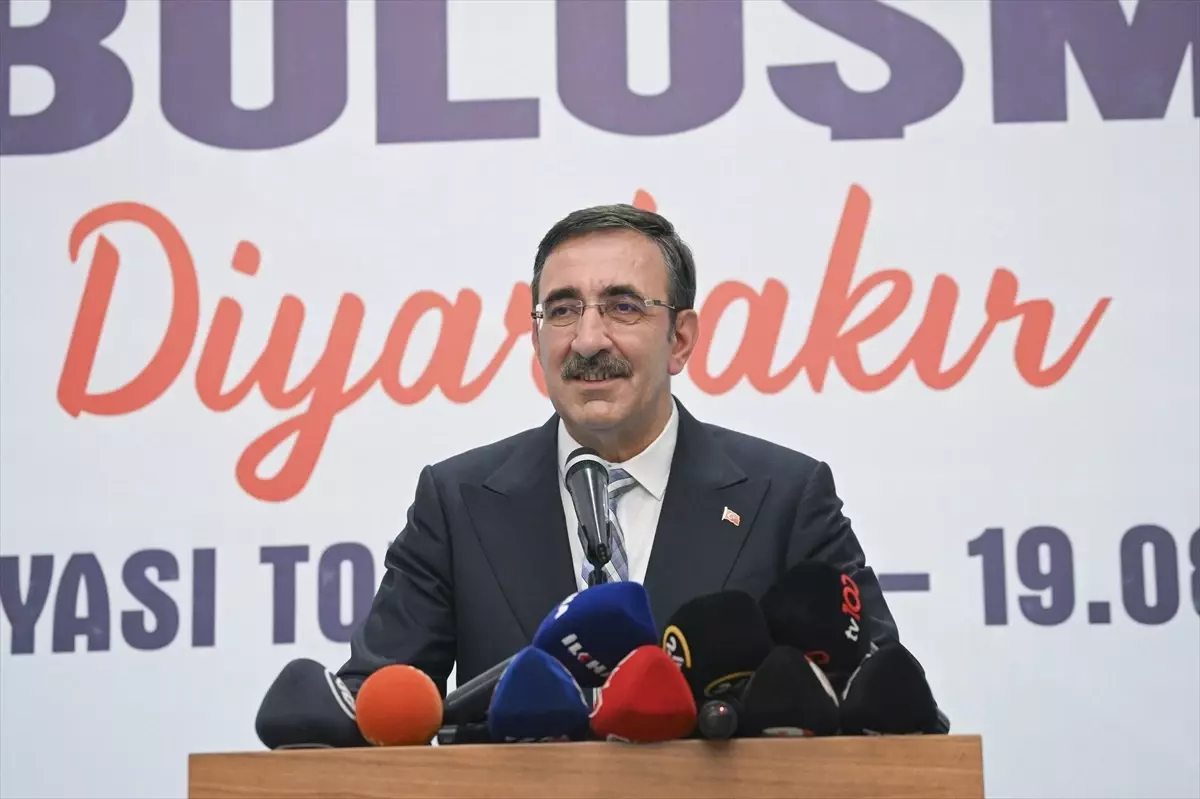 Cumhurbaşkanı Yardımcısı Yılmaz, Diyarbakır\'da STK ve iş dünyası temsilcileriyle buluştu Açıklaması