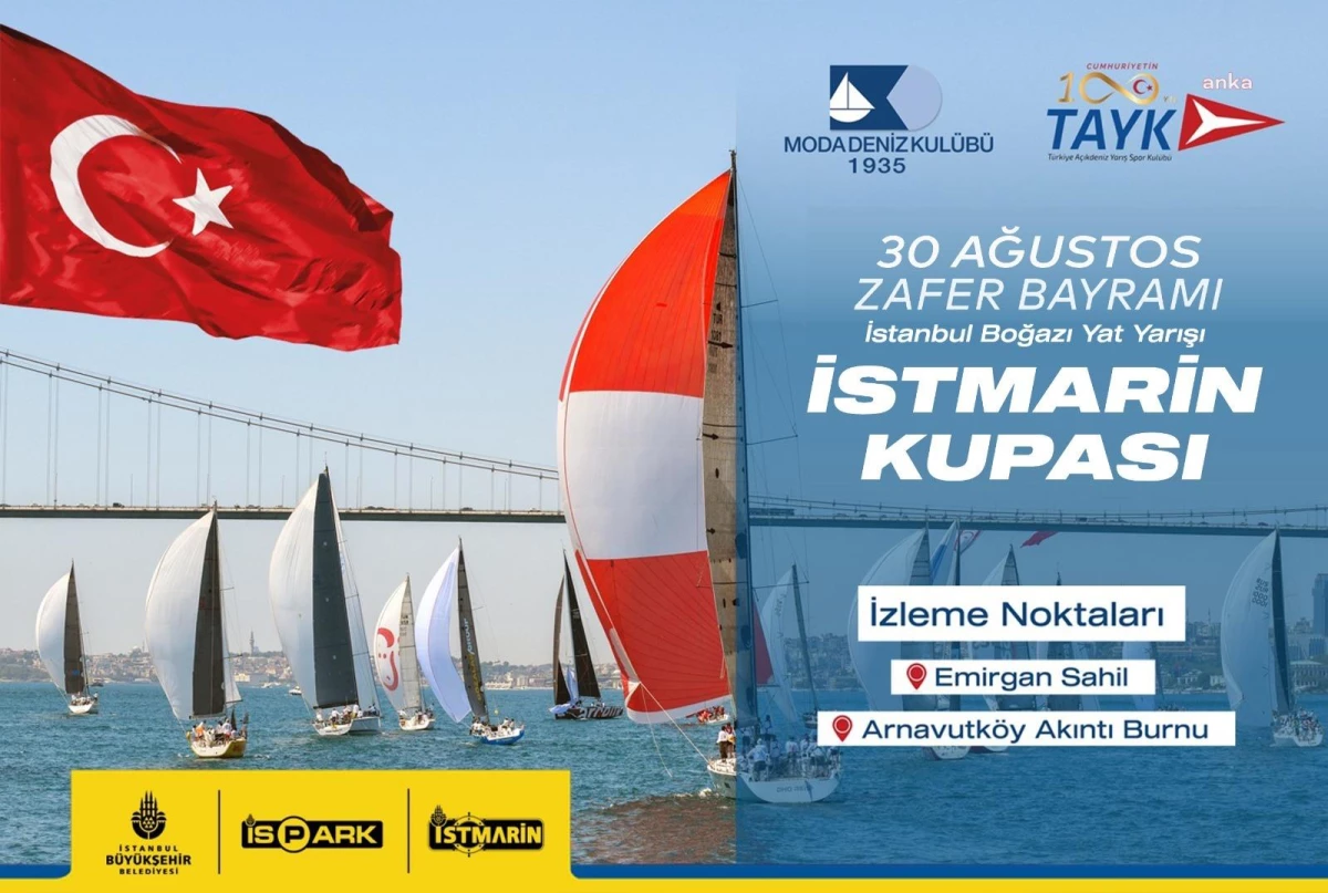 İstanbul Boğazı\'nda İSTMARİN Kupası Yat Yarışı Düzenlenecek