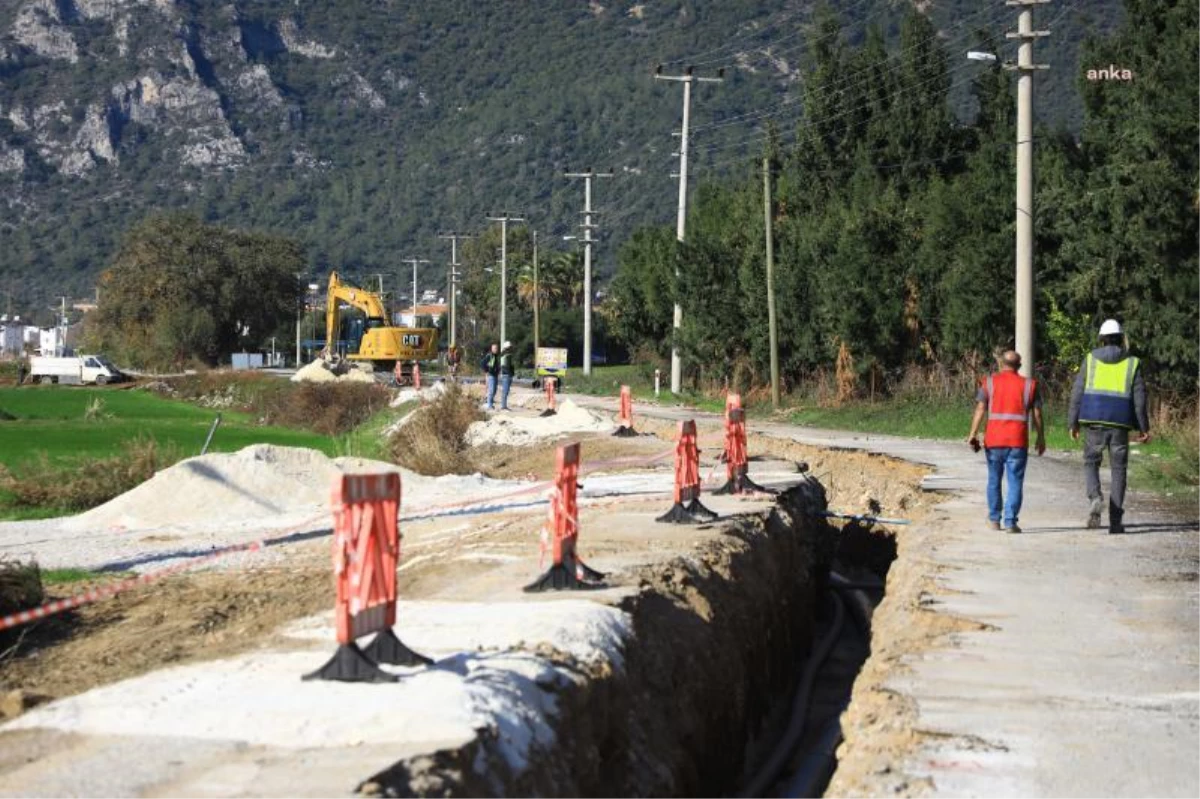 Muğla Büyükşehir Belediyesi Ören Mahallesi\'nde Kanalizasyon ve Atıksu Arıtma Tesisi Projesini Başlattı